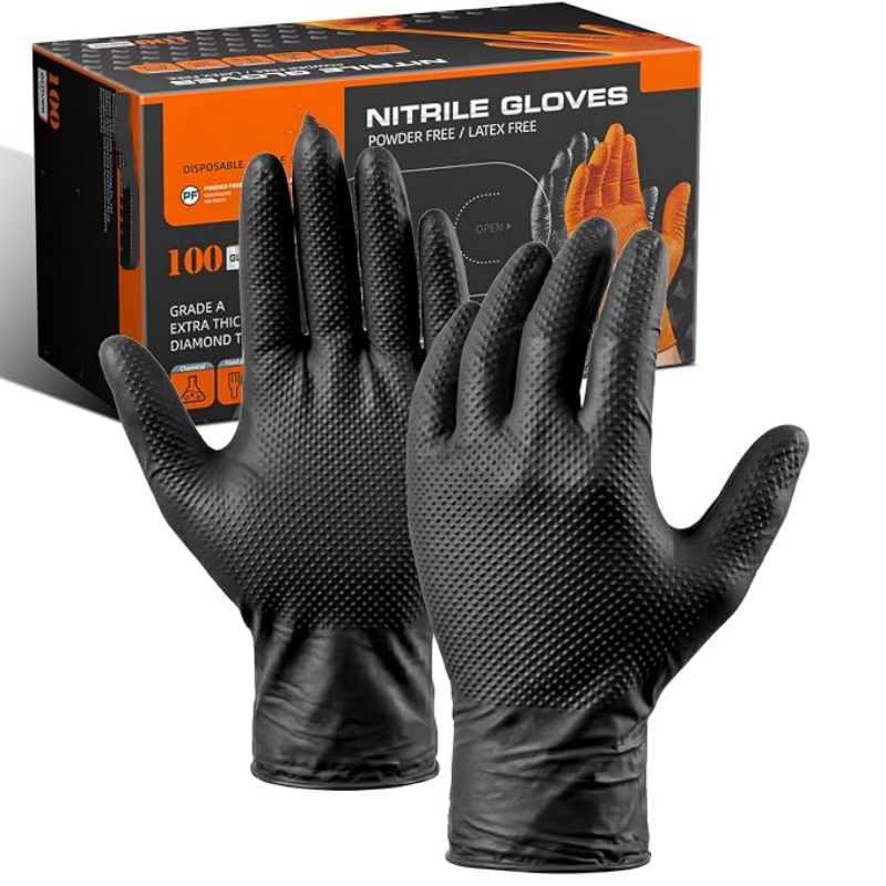 Rubber Glove Cleaning - 8 Mil Ağır Hizmet Tipi Endüstriyel