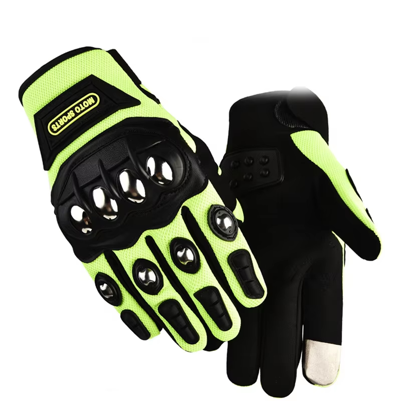 Motorcycle Glove Knuckle - Taktik Eldivenler Çelik Güvenlik Açık Hava