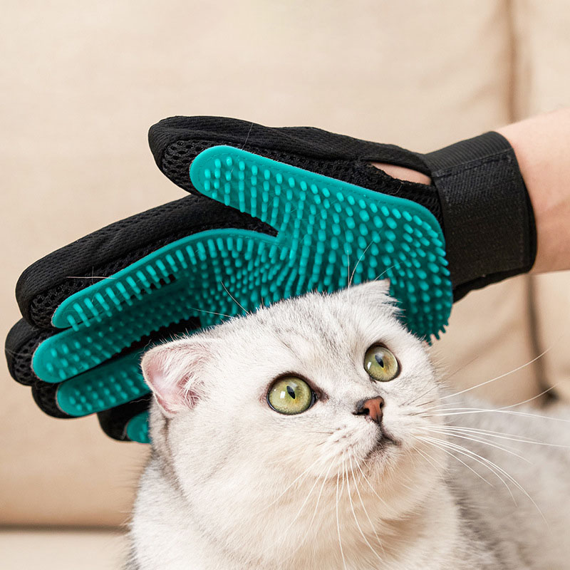 Rubber Glove Cleaning - Evcil Hayvan Bakım Eldiveni, Kedi ve