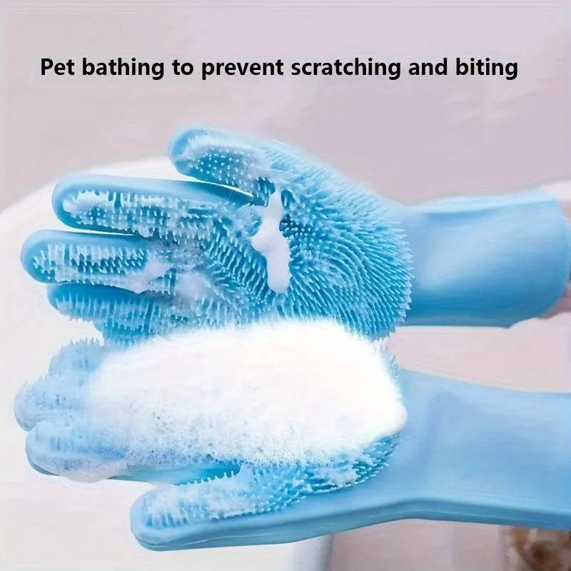 Rubber Glove Cleaning - Çok Fonksiyonlu Silikon Evcil Hayvan Bakım