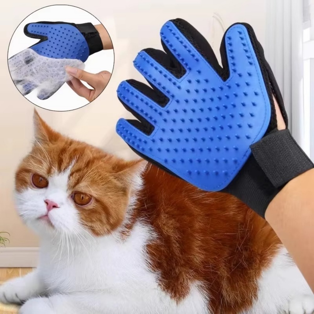 Rubber Glove Cleaning - Evcil Hayvan Kedi Köpek Bakım Eldivenleri