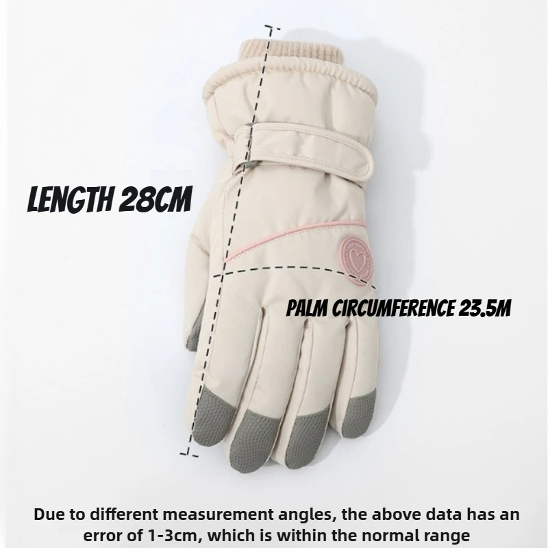 Winter Glove Insulated - Polar Astarlı Kışlık Kayak Eldivenleri Kalınlaştırılmış