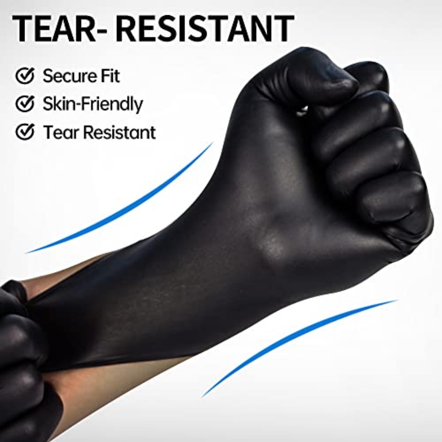 Tıbbi Siyah Nitril Muayene Eld - Exam Glove Nitrile incelemesi ve fiyatı