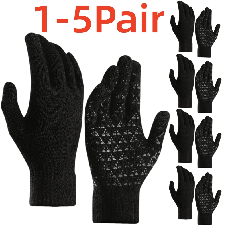 1-5Pairs kış açık spor koşu el - Magic Touch Glove incelemesi ve fiyatı