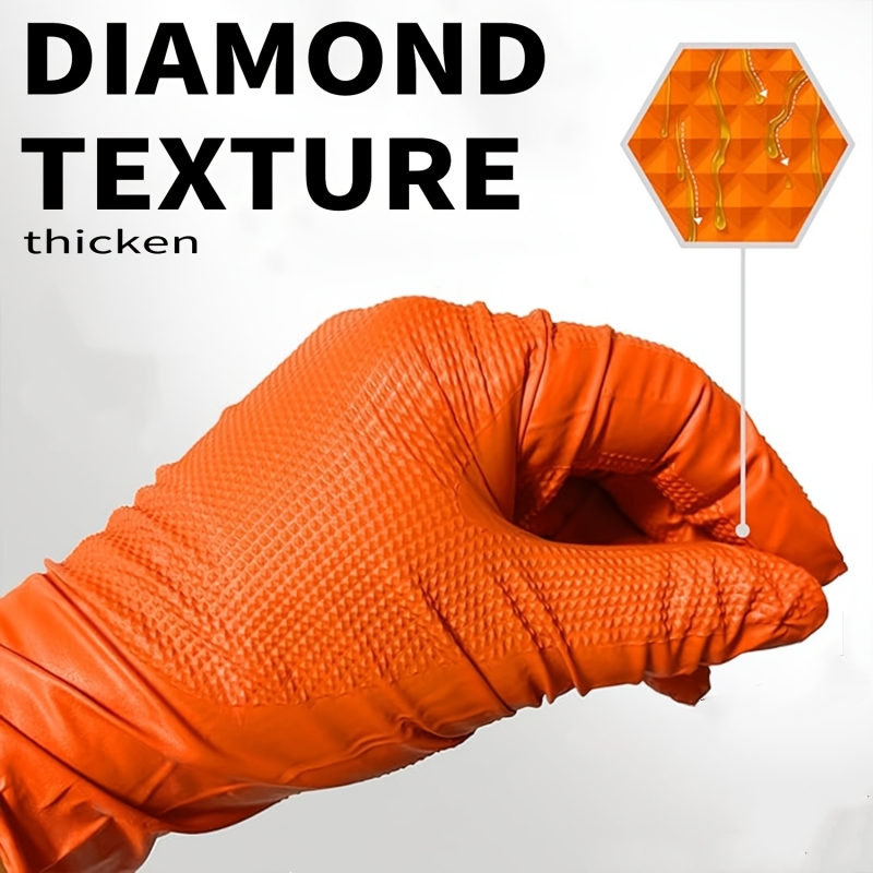 Ağır Hizmet Tipi Turuncu Nitri - Nitrile Mechanic Glove incelemesi ve fiyatı