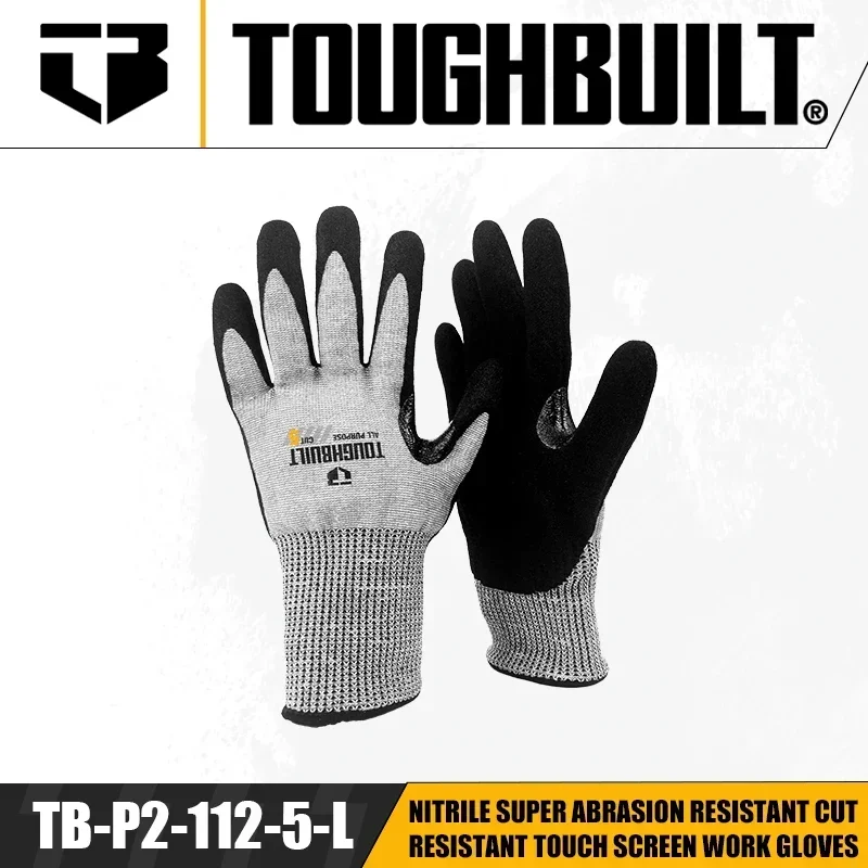 TOUGHBUILT TB-P2-112-5-L Nitri - Nitrile Mechanic Glove incelemesi ve fiyatı