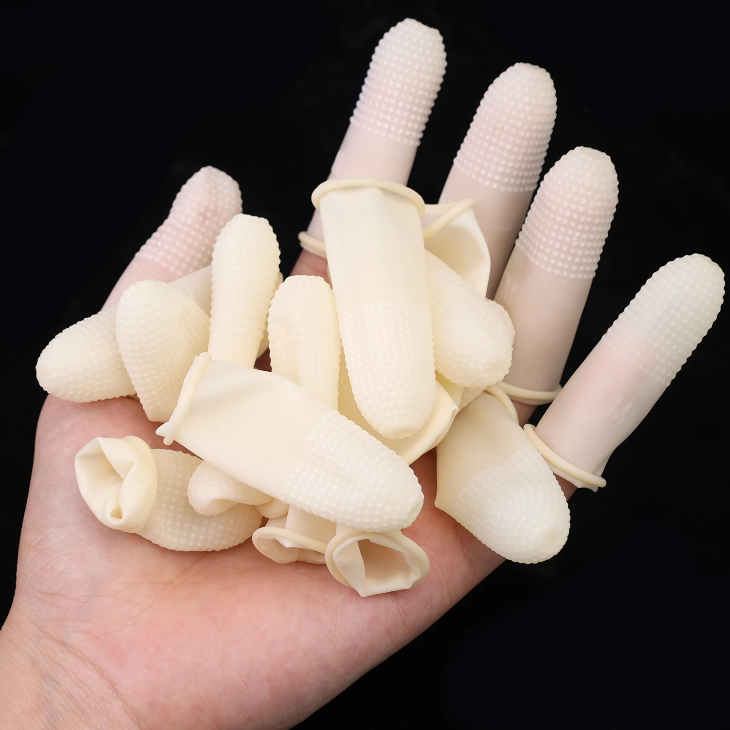 50-200 adet kaymaz Parmak Kapa - Rubber Glove Cleaning incelemesi ve fiyatı