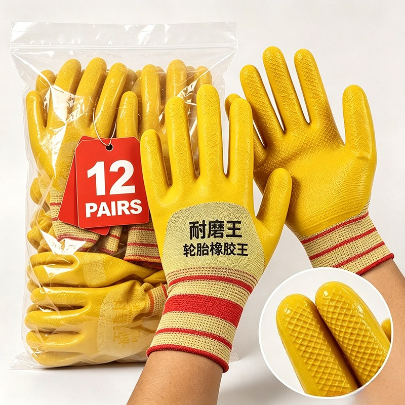 Sarı Lateks Kauçuk Nitril İş E - Nitrile Mechanic Glove incelemesi ve fiyatı