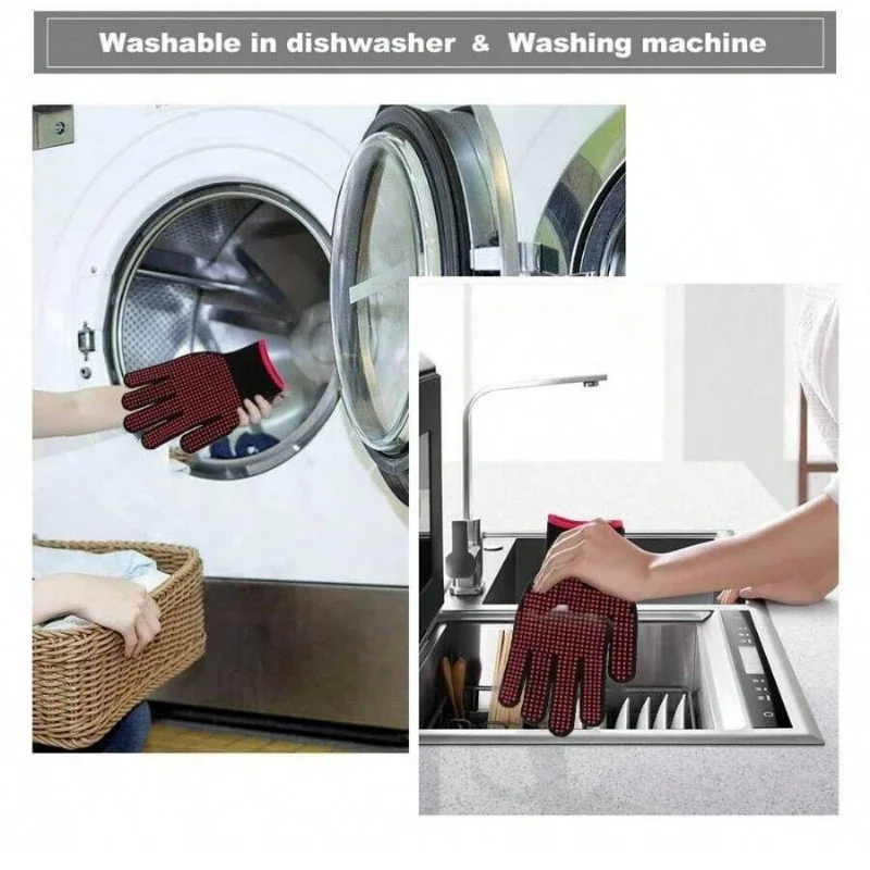 1 Çift Kaymaz Silikon Barbekü  - Oven Mitt Silicone incelemesi ve fiyatı