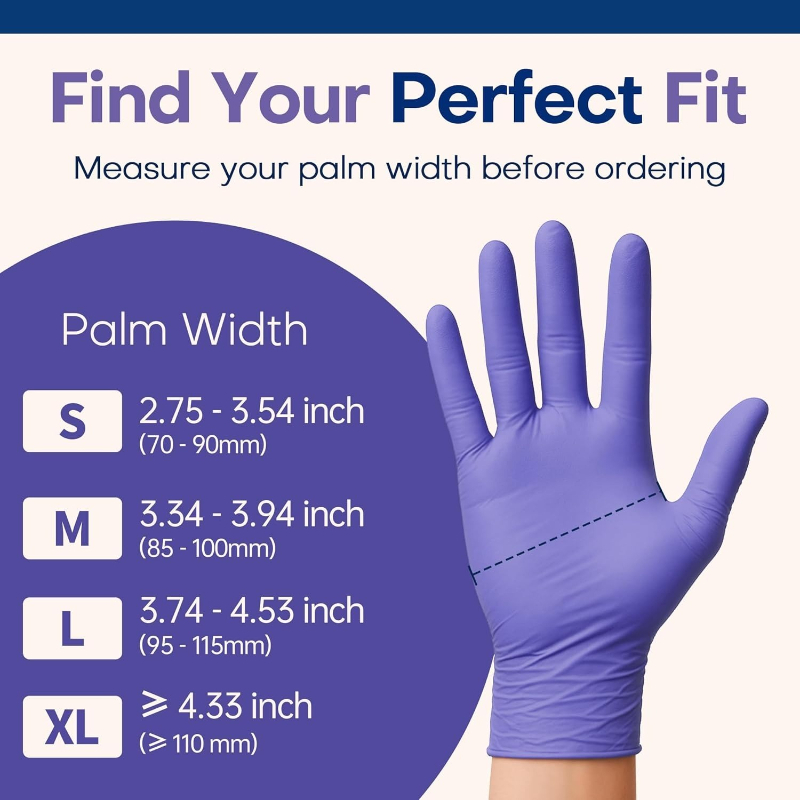 Tek Kullanımlık Eldivenler Mor - Exam Glove Nitrile incelemesi ve fiyatı