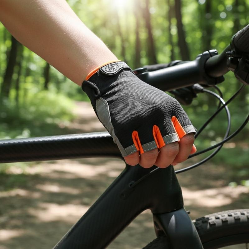 1 çift yarım parmak bisiklet e - Fingerless Glove Knit incelemesi ve fiyatı