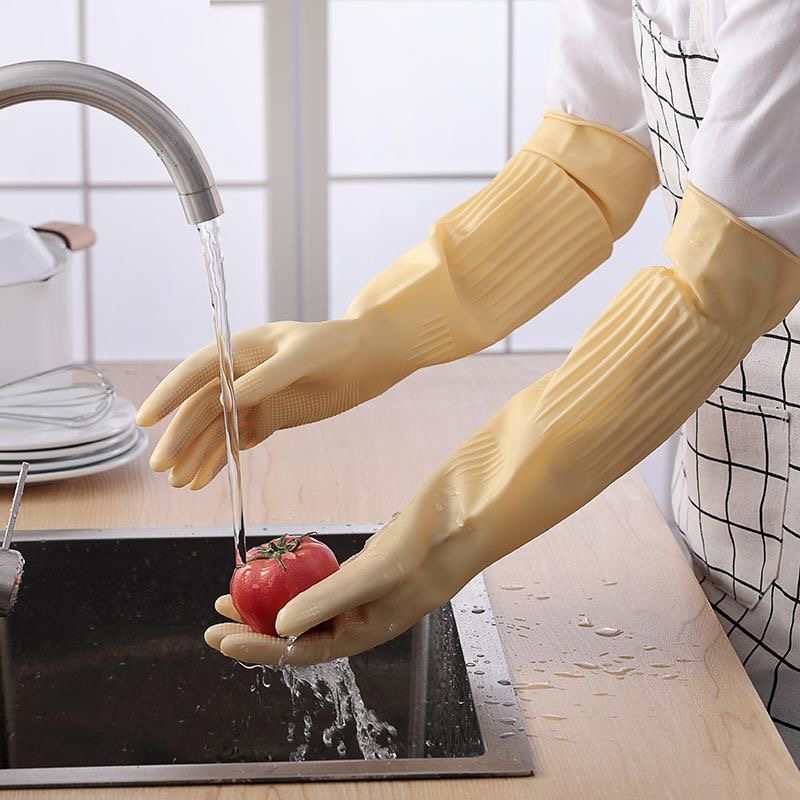 Uzun Yeniden Kullanılabilir Ka - Dish Glove Rubber incelemesi ve fiyatı