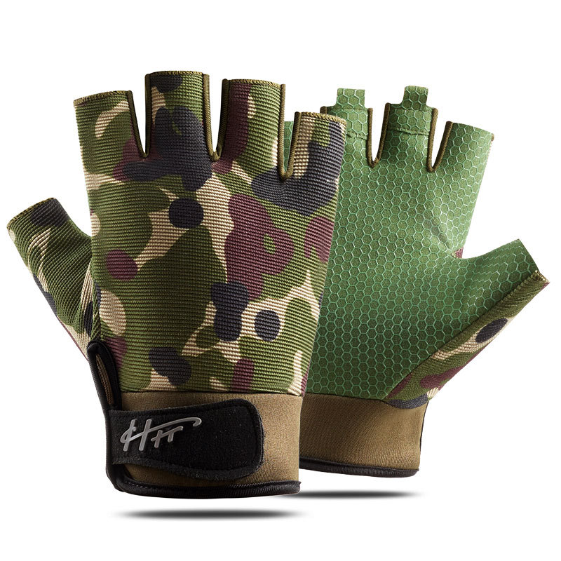 1 çift balıkçılık eldiven yarı - Cycling Glove Padded incelemesi ve fiyatı